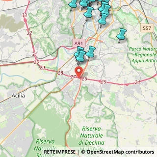 Mappa Via Paolo Braccini, 00128 Roma RM, Italia (6.624)