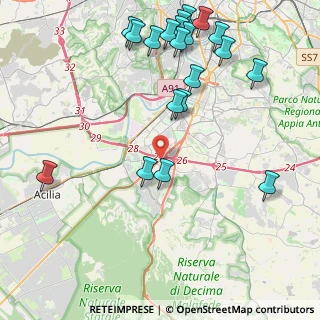 Mappa Via Riccardo Boschiero, 00128 Roma RM, Italia (5.501)