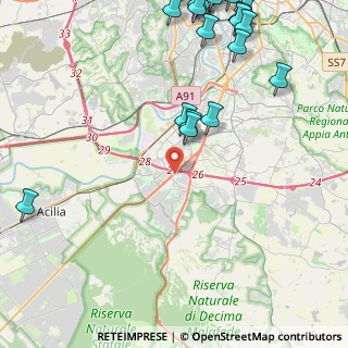 Mappa Via Riccardo Boschiero, 00128 Roma RM, Italia (6.7365)
