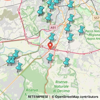 Mappa Via Riccardo Boschiero, 00128 Roma RM, Italia (6.163)