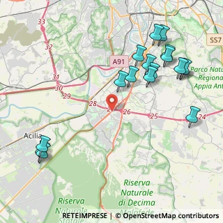 Mappa Via Riccardo Boschiero, 00128 Roma RM, Italia (5.26882)