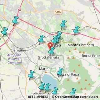 Mappa Via dell'Alberata, 00046 Grottaferrata RM, Italia (5.31867)