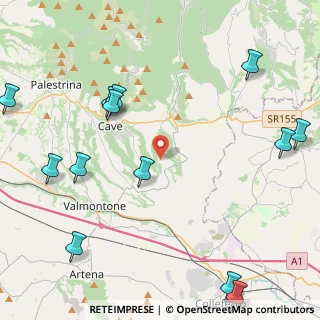 Mappa Via Colle Taiano, 00030 Genazzano RM, Italia (6.29)