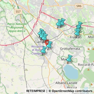 Mappa Via Galimberti, 00043 Ciampino RM, Italia (3.49917)