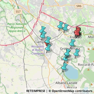 Mappa Via Galimberti, 00043 Ciampino RM, Italia (4.45526)