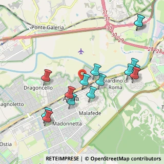 Mappa Via Casaletto di Giano, 00126 Roma RM, Italia (2.262)
