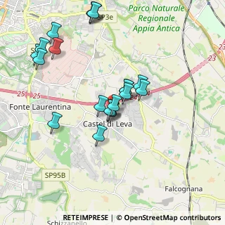 Mappa Via Giorgio Sars, 00134 Roma RM, Italia (1.9655)