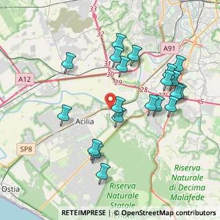 Mappa Via Erminio Macario, 00125 Roma RM, Italia (4.255)