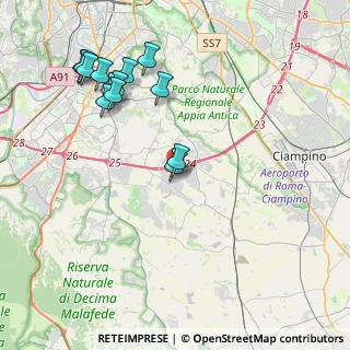 Mappa Via Edoardo Ruppel, 00134 Roma RM, Italia (4.67385)