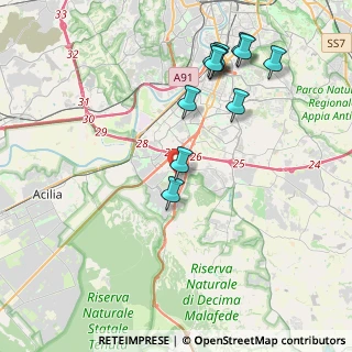 Mappa Via Ettore Arena, 00128 Roma RM, Italia (4.54545)