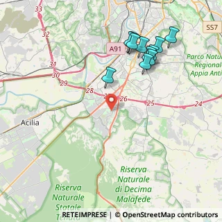 Mappa Via Ettore Arena, 00128 Roma RM, Italia (4.66182)