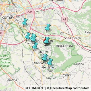 Mappa Via San Bartolomeo, 00046 Grottaferrata RM, Italia (5.40667)