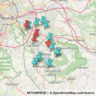 Mappa Via San Bartolomeo, 00046 Grottaferrata RM, Italia (6.862)