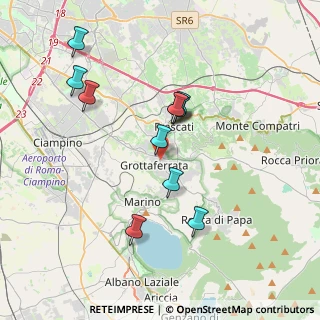 Mappa Via San Bartolomeo, 00046 Grottaferrata RM, Italia (3.65273)