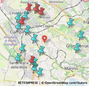 Mappa Via Doganale, 00043 Ciampino RM, Italia (2.633)