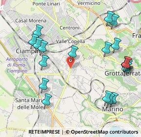 Mappa Via Doganale, 00043 Ciampino RM, Italia (2.6415)