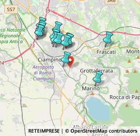 Mappa Via Doganale, 00043 Ciampino RM, Italia (3.72333)