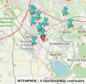 Mappa Via Doganale, 00043 Ciampino RM, Italia (3.72364)