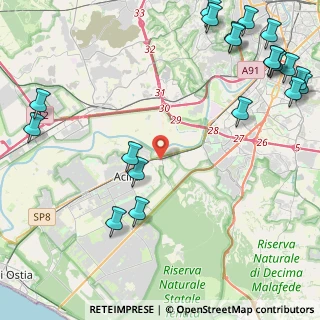 Mappa Via Vincenzo Borghini, 00125 Roma RM, Italia (6.842)