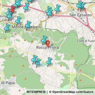 Mappa Via Della Cooperazione, 00079 Rocca Priora RM, Italia (3.6115)