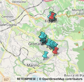 Mappa Via Antonio Gramsci, 00046 Grottaferrata RM, Italia (1.214)