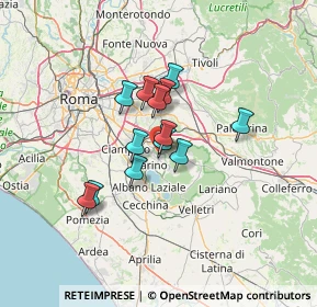 Mappa Via 24 Maggio, 00046 Grottaferrata RM, Italia (9.78385)