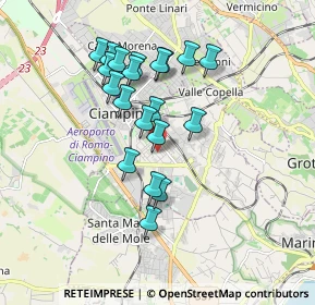 Mappa Via Firenze, 00043 Ciampino RM, Italia (1.651)