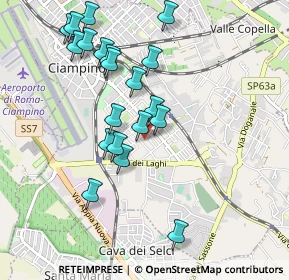 Mappa Via Firenze, 00043 Ciampino RM, Italia (1.016)