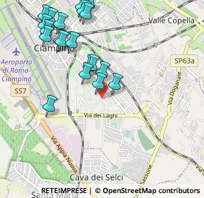 Mappa Via Firenze, 00043 Ciampino RM, Italia (1.1965)