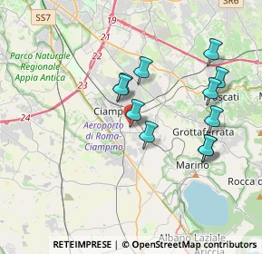 Mappa Via Firenze, 00043 Ciampino RM, Italia (3.59636)