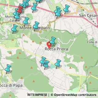 Mappa Via San Sebastiano, 00079 Rocca Priora RM (3.348)