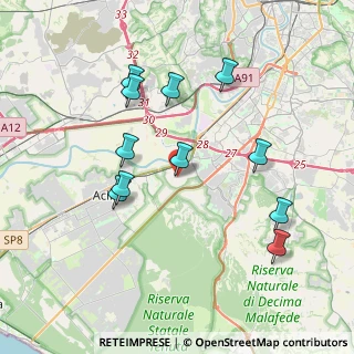 Mappa Via Pianoro, 00127 Vitinia RM, Italia (4.01091)