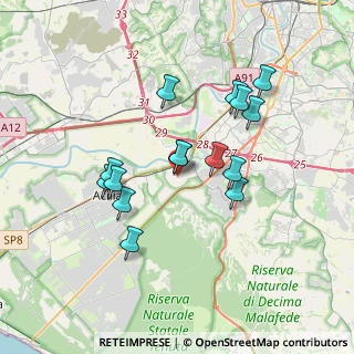 Mappa Via Pianoro, 00127 Vitinia RM, Italia (3.36533)