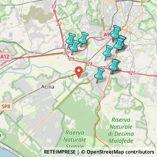 Mappa Via Pianoro, 00127 Vitinia RM, Italia (4.31667)
