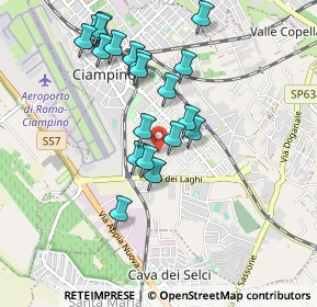 Mappa Via Bruxelles, 00043 Ciampino RM, Italia (0.943)
