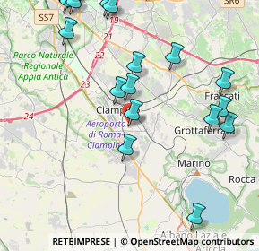 Mappa Via Bruxelles, 00043 Ciampino RM, Italia (5.689)