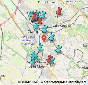 Mappa Via Bruxelles, 00043 Ciampino RM, Italia (1.9325)