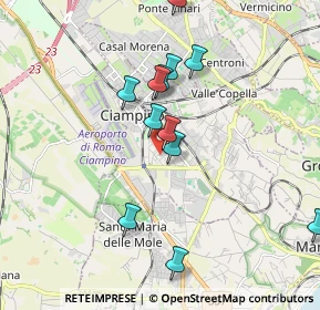 Mappa Via Bruxelles, 00043 Ciampino RM, Italia (1.89917)