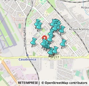 Mappa Via Bruxelles, 00043 Ciampino RM, Italia (0.301)