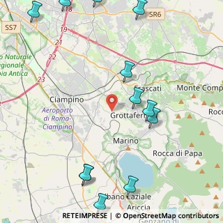 Mappa Via Giorgio La Pira, 00046 Grottaferrata RM, Italia (6.22833)
