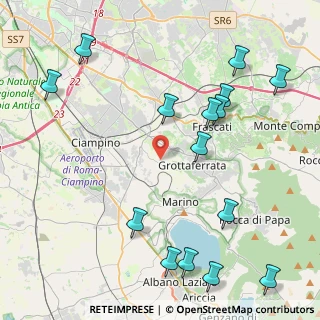 Mappa Via Giorgio La Pira, 00046 Grottaferrata RM, Italia (5.654)
