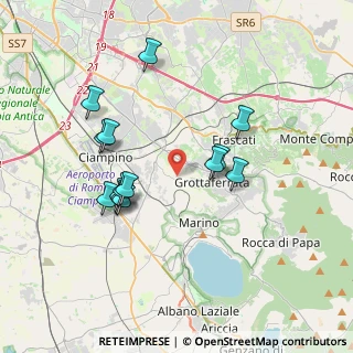 Mappa Via Giorgio La Pira, 00046 Grottaferrata RM, Italia (3.67143)