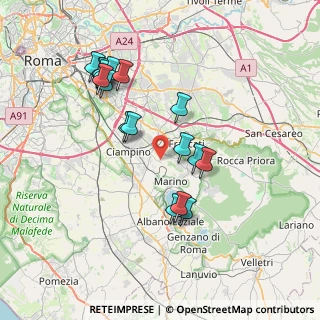 Mappa Via Giorgio La Pira, 00046 Grottaferrata RM, Italia (7.70471)
