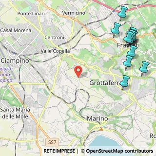 Mappa Via Giorgio La Pira, 00046 Grottaferrata RM, Italia (3.38769)
