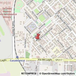 Mappa Via Lussemburgo,  36, 00043 Ciampino, Roma (Lazio)