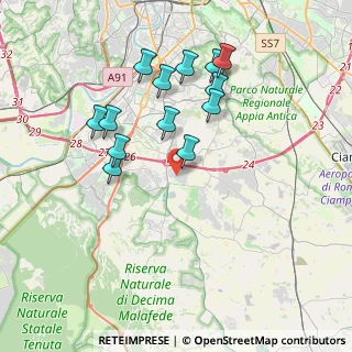 Mappa Via Pia Nalli, 00134 Roma RM, Italia (3.81692)