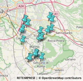 Mappa SS 215, 00046 Grottaferrata RM, Italia (6.89579)