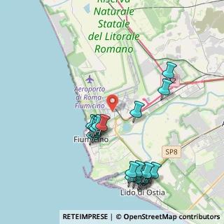 Mappa Aeroporto Leonardo da Vinci, 00054 Fiumicino RM, Italia (4.742)
