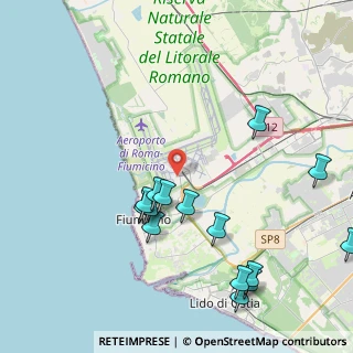 Mappa Aeroporto Leonardo da Vinci, 00054 Fiumicino RM, Italia (4.96467)
