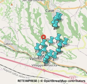 Mappa Via Colle Aschioleto, 00038 Valmontone RM, Italia (1.6465)